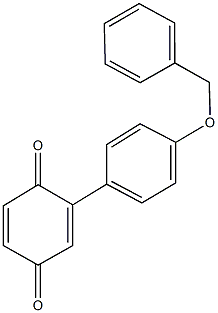 2-[4-(benzyloxy)phenyl]benzo-1,4-quinone Struktur