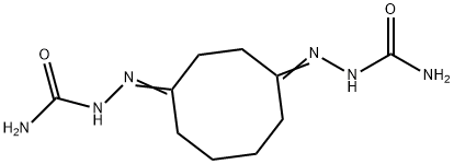 1,4-cyclooctanedione disemicarbazone Struktur