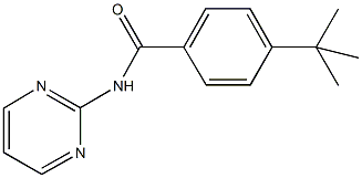 4-tert-butyl-N-(2-pyrimidinyl)benzamide Struktur