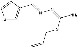 allyl N'-(3-thienylmethylene)hydrazonothiocarbamate Struktur