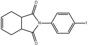 2-(4-iodophenyl)-3a,4,7,7a-tetrahydro-1H-isoindole-1,3(2H)-dione Struktur