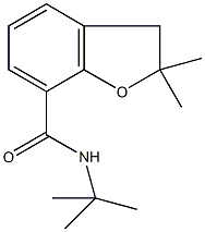 N-(tert-butyl)-2,2-dimethyl-2,3-dihydro-1-benzofuran-7-carboxamide Struktur