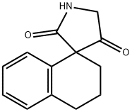 1',2',3',4'-tetrahydrospiro[pyrrolidine-3,1'-naphthalene]-2,4-dione Struktur