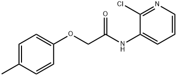 N-(2-chloro-3-pyridinyl)-2-(4-methylphenoxy)acetamide Struktur