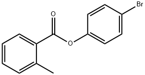 4-bromophenyl 2-methylbenzoate Struktur