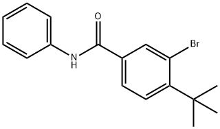 3-bromo-4-tert-butyl-N-phenylbenzamide Struktur