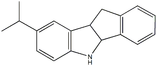 8-isopropyl-4b,5,9b,10-tetrahydroindeno[1,2-b]indole Struktur