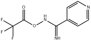 N'-[(2,2,2-trifluoroacetyl)oxy]-4-pyridinecarboximidamide Struktur