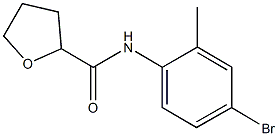 N-(4-bromo-2-methylphenyl)tetrahydrofuran-2-carboxamide Struktur