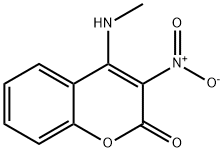 3-nitro-4-(methylamino)-2H-chromen-2-one Struktur