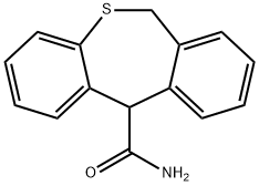 6,11-dihydrodibenzo[b,e]thiepine-11-carboxamide Struktur