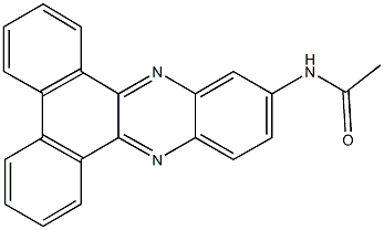 N-dibenzo[a,c]phenazin-11-ylacetamide Struktur