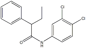 N-(3,4-dichlorophenyl)-2-phenylbutanamide Struktur