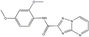 N-(2,4-dimethoxyphenyl)[1,2,4]triazolo[1,5-a]pyrimidine-2-carboxamide Struktur