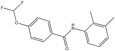 4-(difluoromethoxy)-N-(2,3-dimethylphenyl)benzamide Struktur