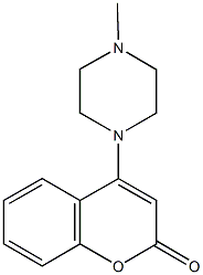 4-(4-methyl-1-piperazinyl)-2H-chromen-2-one Struktur