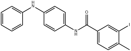 N-(4-anilinophenyl)-3-iodo-4-methylbenzamide Struktur