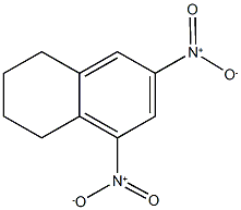 5,7-dinitro-1,2,3,4-tetrahydronaphthalene Struktur