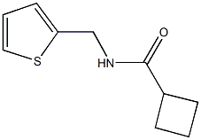 N-(2-thienylmethyl)cyclobutanecarboxamide Struktur