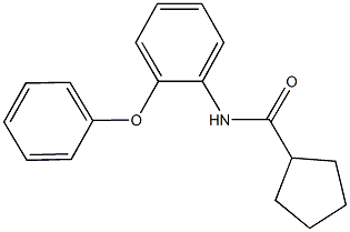 N-(2-phenoxyphenyl)cyclopentanecarboxamide Struktur