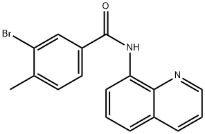 3-bromo-4-methyl-N-(8-quinolinyl)benzamide Struktur