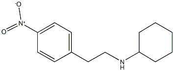 N-[2-(4-nitrophenyl)ethyl]cyclohexanamine Struktur