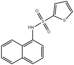 N-(1-naphthyl)-2-thiophenesulfonamide Struktur