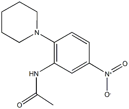 N-{5-nitro-2-piperidin-1-ylphenyl}acetamide Struktur