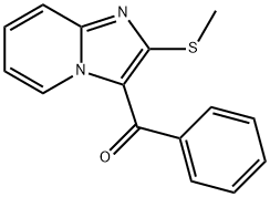 [2-(methylsulfanyl)imidazo[1,2-a]pyridin-3-yl](phenyl)methanone Struktur