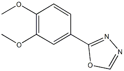 2-(3,4-dimethoxyphenyl)-1,3,4-oxadiazole Struktur