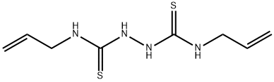 N(1),N(2)-Diallyl-1,2-hydrazinedicarbothioamide Struktur