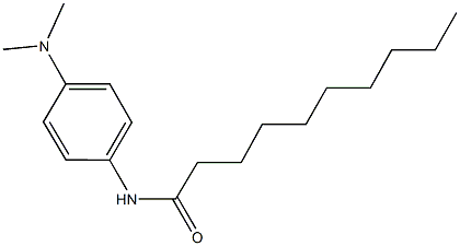 N-[4-(dimethylamino)phenyl]decanamide Struktur