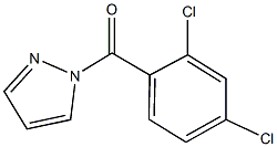 1-(2,4-dichlorobenzoyl)-1H-pyrazole Struktur