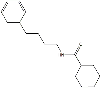 N-(4-phenylbutyl)cyclohexanecarboxamide Struktur