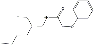 N-(2-ethylhexyl)-2-phenoxyacetamide Struktur