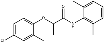 2-(4-chloro-2-methylphenoxy)-N-(2,6-dimethylphenyl)propanamide Struktur