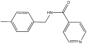 N-(4-methylbenzyl)isonicotinamide Struktur