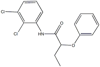 N-(2,3-dichlorophenyl)-2-phenoxybutanamide Struktur