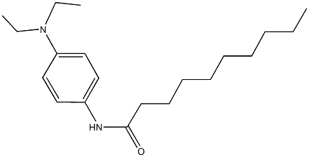 N-[4-(diethylamino)phenyl]decanamide Struktur