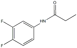 N-(3,4-difluorophenyl)propanamide Struktur