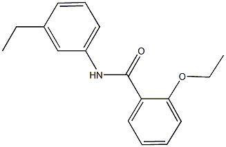 2-ethoxy-N-(3-ethylphenyl)benzamide Struktur