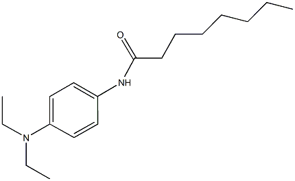 N-[4-(diethylamino)phenyl]octanamide Struktur