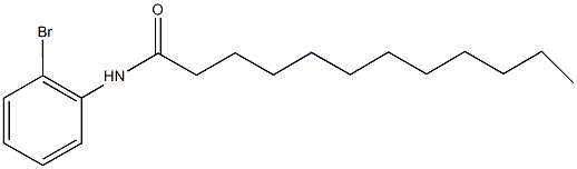 N-(2-bromophenyl)dodecanamide Struktur