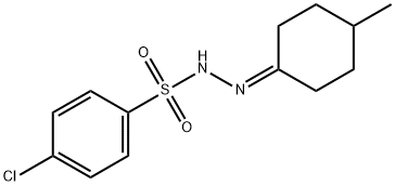 4-chloro-N'-(4-methylcyclohexylidene)benzenesulfonohydrazide Struktur