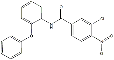 3-chloro-4-nitro-N-(2-phenoxyphenyl)benzamide Struktur