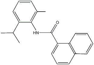 N-(2-isopropyl-6-methylphenyl)-1-naphthamide Struktur