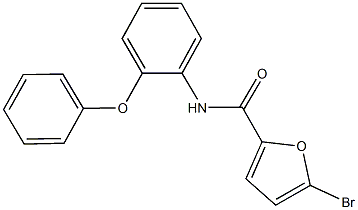 5-bromo-N-(2-phenoxyphenyl)-2-furamide Struktur