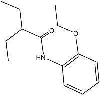 N-(2-ethoxyphenyl)-2-ethylbutanamide Struktur