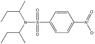 N,N-di(sec-butyl)-4-nitrobenzenesulfonamide Struktur