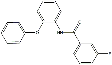 3-fluoro-N-(2-phenoxyphenyl)benzamide Struktur